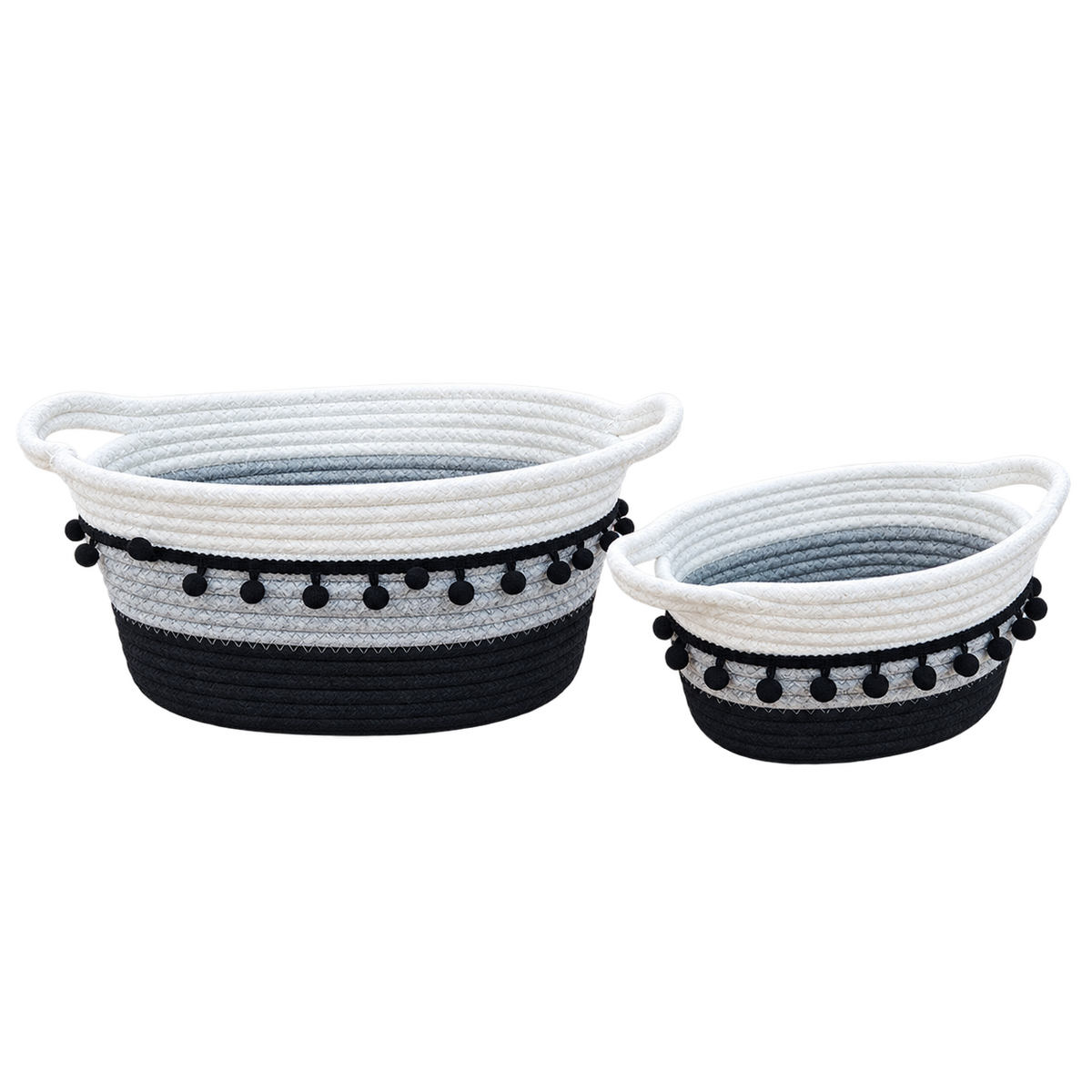Conjunto cesas ovaladas