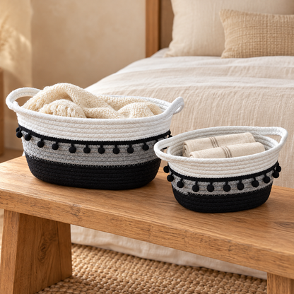 Conjunto cesas ovaladas