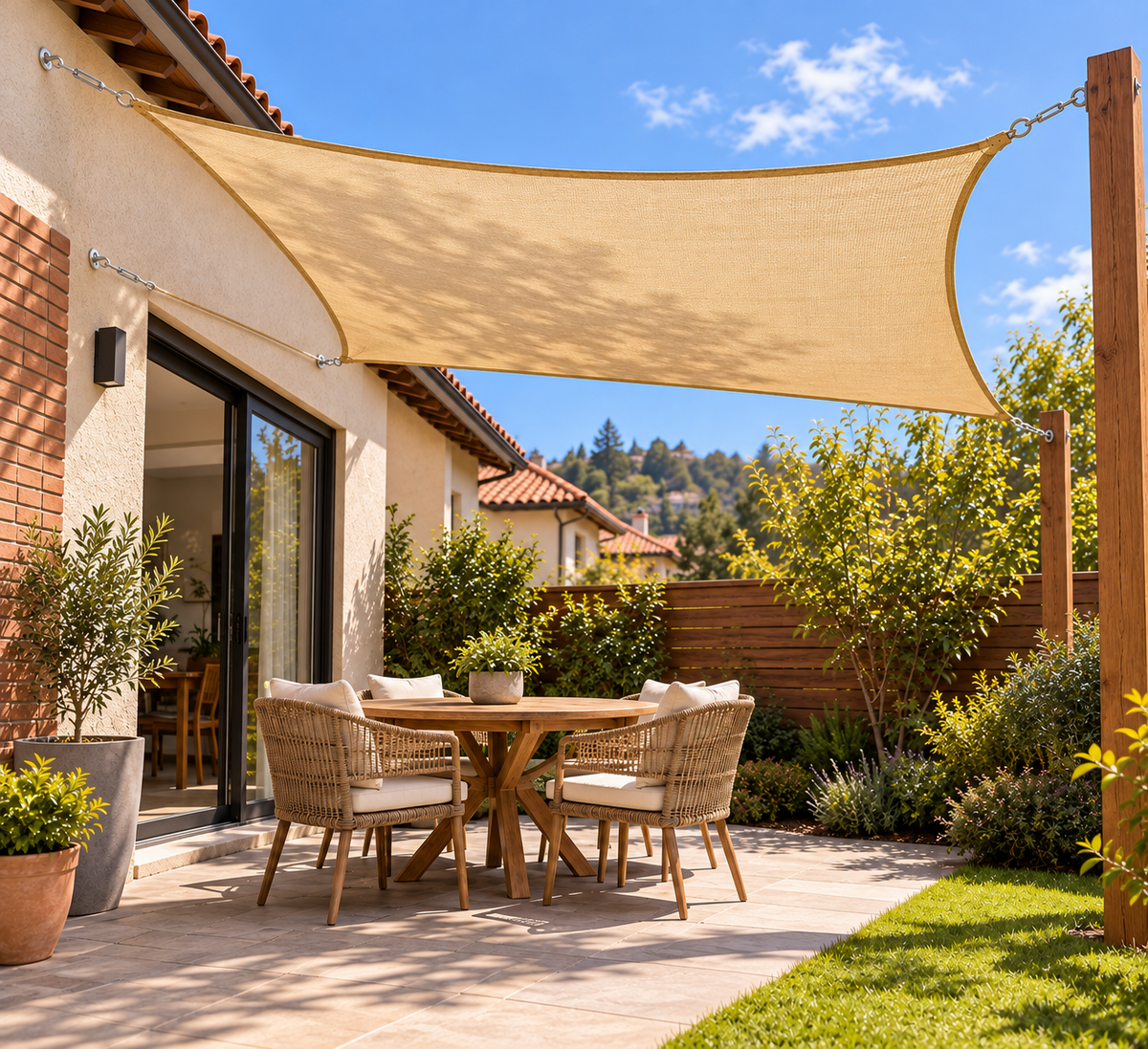 Toldo sombra Rectangular