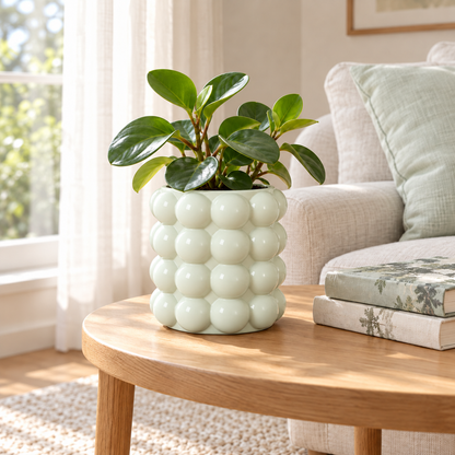 Maceta Ceramico burbujas